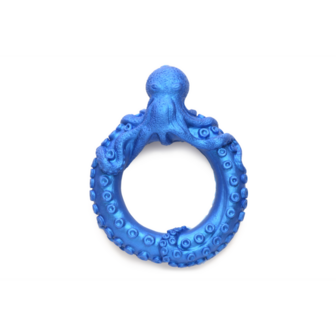 Poseidon&#039;s Octo-Ring - Siliconen Cockring - Blauw