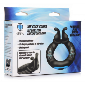 Cobra - Dual Stimulation Silicone Cockring