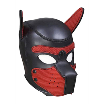 Neopreen Puppy Mask - Rood