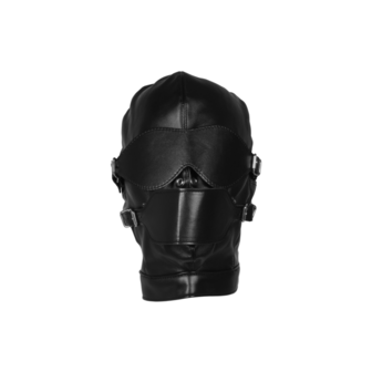 Blindfolded Mask met Ademend Ball Gag - Zwart