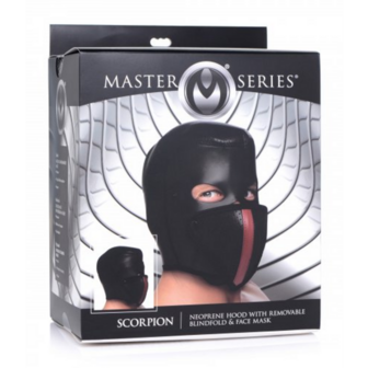 Scorpion - Face Mask with Removable Blindfold and Mouth Mask