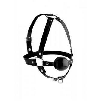 Head armor with Ball Gag