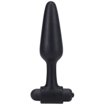 Vibrating Butt Plug - 5 / 12 cm - Black