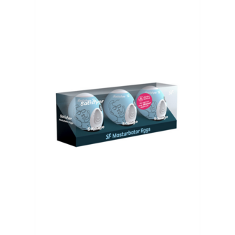 Savage - Masturbator Egg Set - 3 Stuks - Lichtblauw