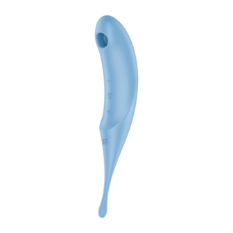 Twirling Pro - Tip Vibrator met App - Blauw