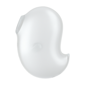 Cutie Ghost - Air Pulse Vibrator - White