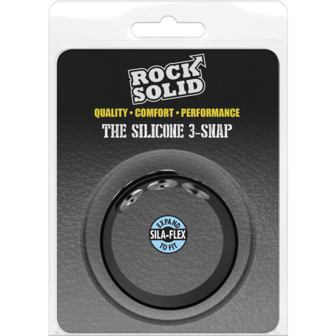 The Silicone 3 Snap - Cockring