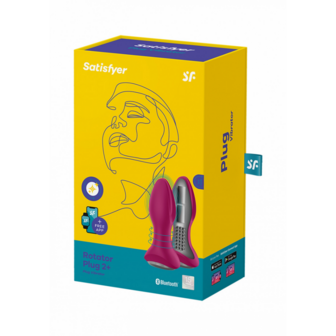 Rotar Plug 2Plus - Vibrerende Butt Plug met App - Fuchsia