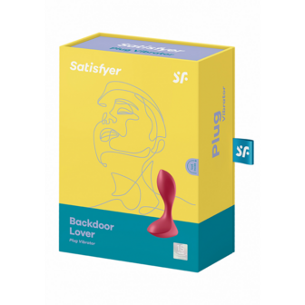 Backdoor Lover - Butt Plug Vibrator - Rood