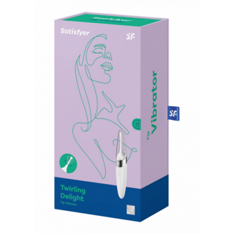 Twirling Delight - Tip Vibrator - Wit