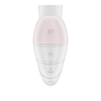 Supernova - Insertable Double Air Pulse Vibrator - White