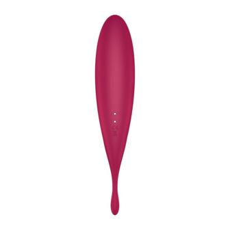 Twirling Pro - Tip Vibrator met App - Donkerrood