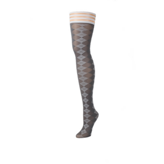 Par 4 - Thigh High - C - Grijs