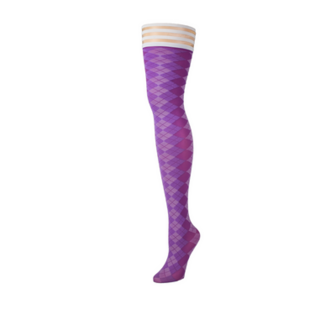 Par 4 - Thigh High - C - Paars