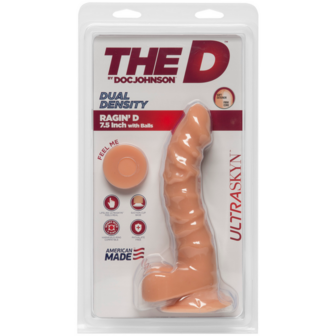 Ragin&#039; D - Realistic ULTRASKYN Dildo - 7 / 19 cm