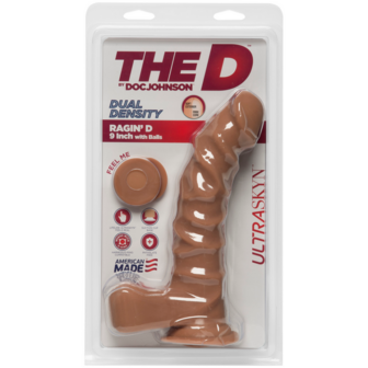 Ragin&#039; D - Realistic ULTRASKYN Dildo with Balls - 9 / 22 cm