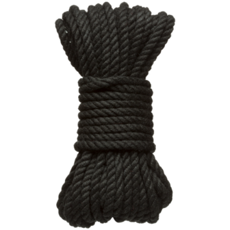 Bind and Tie - 6mm Hemp Bondage Rope - 30 ft - Black