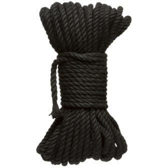 Bind and Tie - 6mm Hemp Bondage Rope - 50 ft - Black