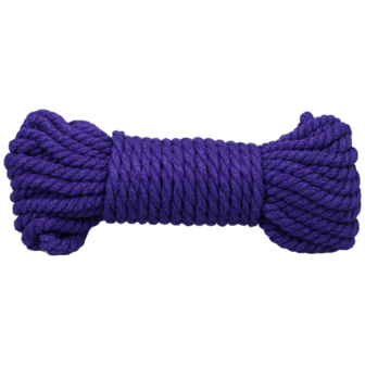 Bind and Tie - 6 mm Hemp Bondage Rope - 30 ft - Violet