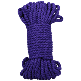 Bind and Tie - 6 mm Hemp Bondage Rope - 50 ft - Violet