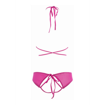 Marley - Peekaboo en Panty - L/XL - Hot Pink