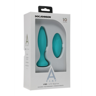 Vibe - Beginners Silicone Anal Plug with Remote Control