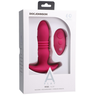 Rise - Silicone Anal Plug with Remote Control