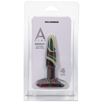 Groovy - Silicone Anale Plug - 4 / 10 cm - Camouflage