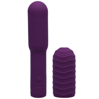 Elite - Mini Vibrator met verwisselbare opzetstuk - 4 / 10 cm