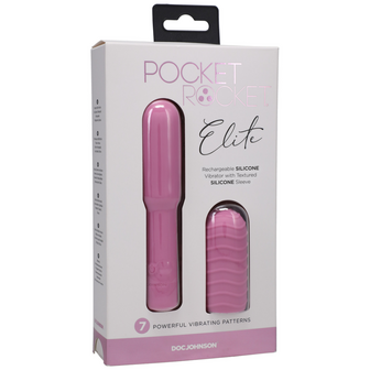 Elite - Mini Vibrator met Verwisselbare Bevestiging - 4 / 10 cm