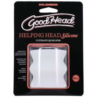 Helping Head Silicone - Masturbator Sleeve - Frost