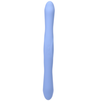 Duet - Double Ended Vibrator with Wireless Remote - Periwinkle