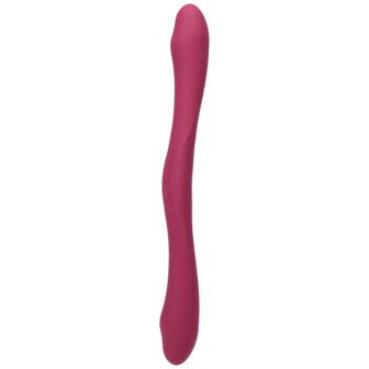 Duet - Double Ended Vibrator with Wireless Remote - Berry