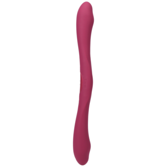 Duet - Double Ended Vibrator with Wireless Remote - Berry