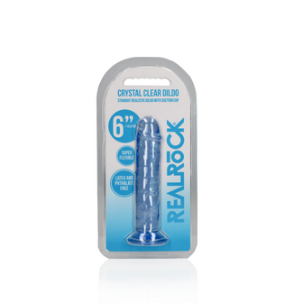 Straight Realistic Dildo with Suction Cup - 6&#039;&#039; / 14,5