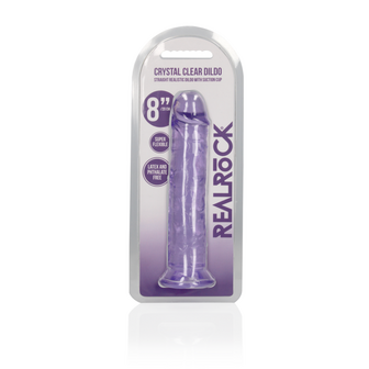 Straight Realistic Dildo with Suction Cup - 8&#039;&#039; / 20