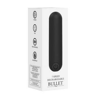 10 Speed Rechargeable Bullet - Black