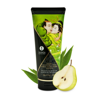 Kissable Massage Cream - Pear and Exotic Green Tea - 7 floz / 200 ml