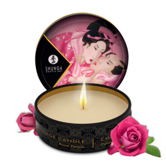 Mini Massage Candle - Roses - 1 oz / 30 ml