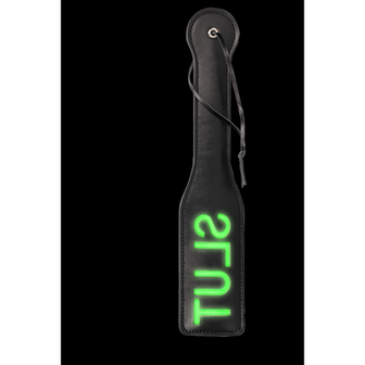 Slut Paddle - Glow in the Dark - Neon Groen