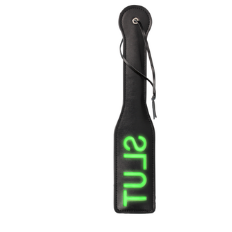 Slut Paddle - Glow in the Dark - Neon Groen