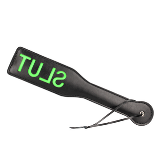 Slut Paddle - Glow in the Dark - Neon Groen