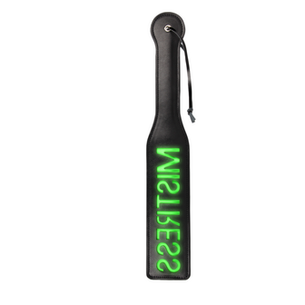 Mistress Paddle - Glow in the Dark - Neon Groen