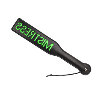 Mistress Paddle - Glow in the Dark - Neon Groen