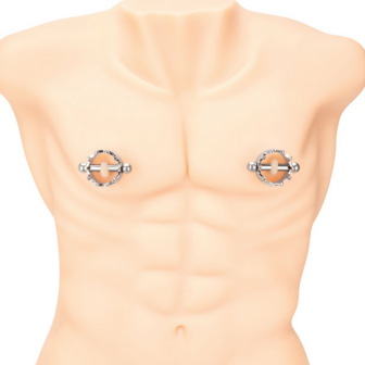 Magnetic Nipple Crown Clamps - Silver