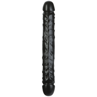 Jr. Veined Double Header - Dildo with Double Ends - 12 / 30 cm