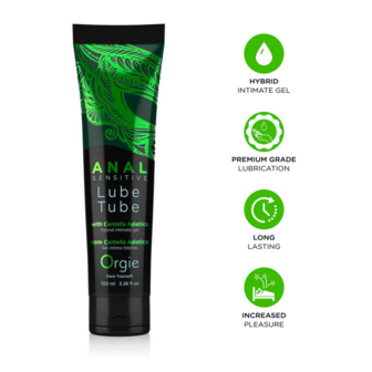 Lube Tube Anal Sensitive - Anal Lubricant - 3 fl oz / 100 ml