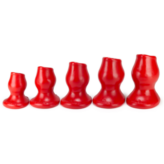 Pighole - Hollow Butt Plug - XLarge - Red