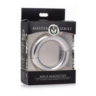 Mega Magnetize - Stainless Steel Magnetic Cockring - 2 / 4,4 cm