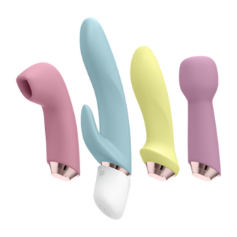 Marvelous Four - Vibrator met verschillende opzetstukken